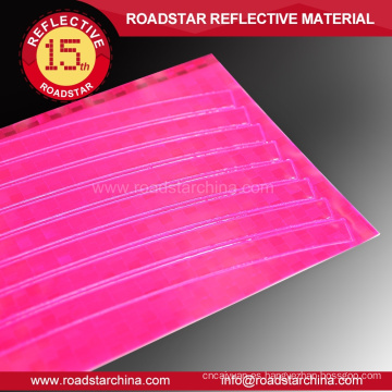 Calcomanías de auto adhesivo brillante reflectante ruedas